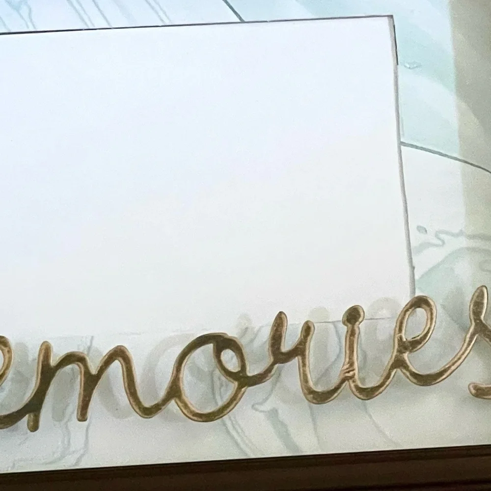 2/$10 Gold Scroll Memories Picture Frame,
